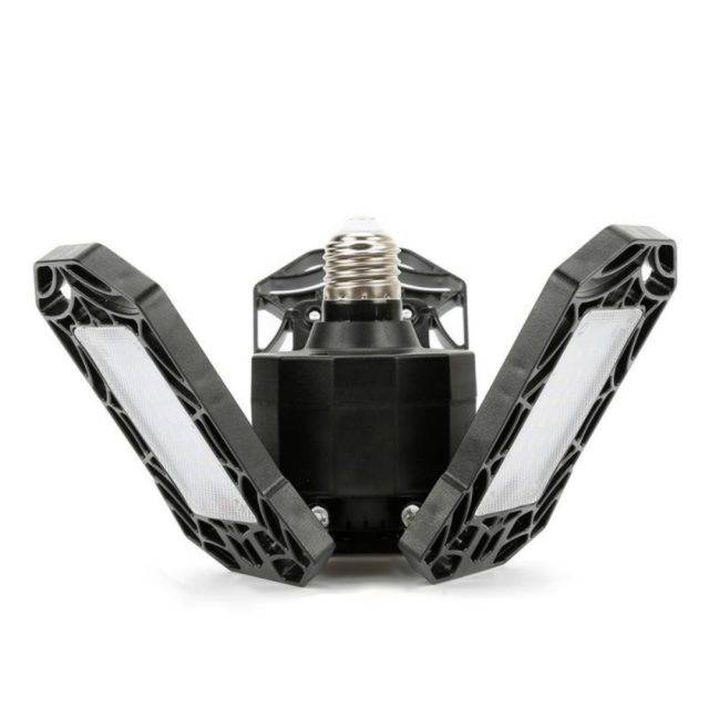 360º Triple Garage Light Hardware Home Improvement Color : Blue|Black|White 